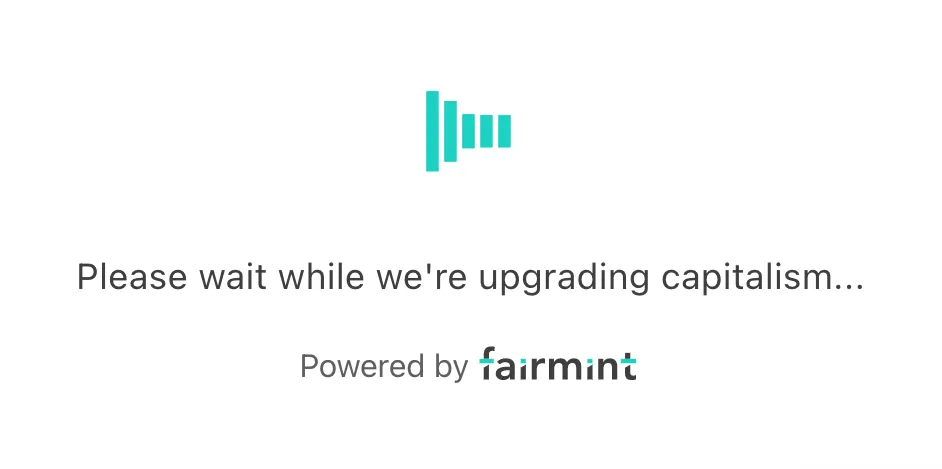 Your Fairmint equity management portal is loading…
